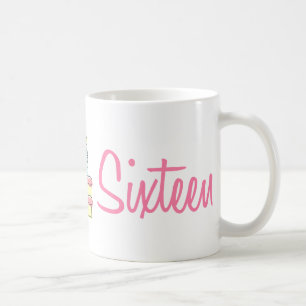 Mug Sweet sixteen (gâteau d'anniversaire)