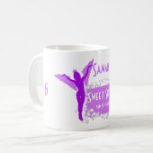 Mug Sweet sixteen girly personnalisé (Devant gauche)
