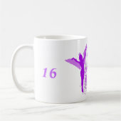Mug Sweet sixteen girly personnalisé (Gauche)