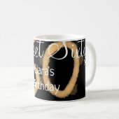Mug Sweet Soixante ajouter nom date anniversaire Polka (Devant droit)