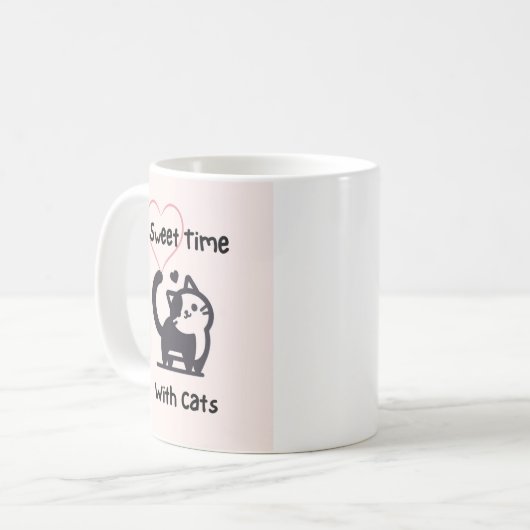 Mug Sweet Time With Cats (Devant gauche)