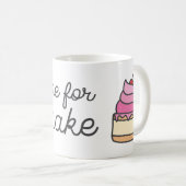 Mug Sweet Tooth : Il est temps pour le gâteau (Devant droit)