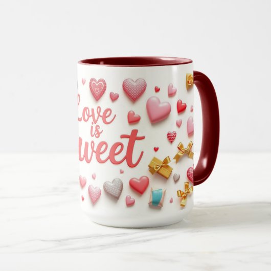 Mug Sweet Valentine Chocolate Heart  (Devant droit)