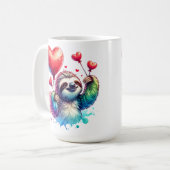 Mug Sweet Valentine Sloth (Devant gauche)