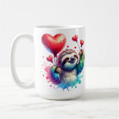 Mug Sweet Valentine Sloth (Gauche)