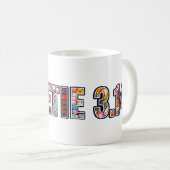 Mug Sweetie Pi (Rempli de bonbons) (Devant droit)