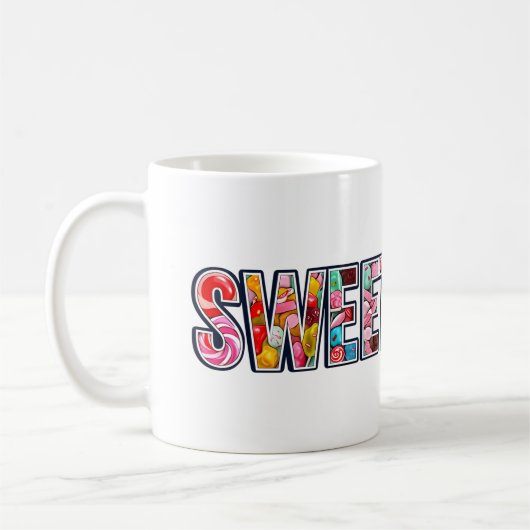 Mug Sweetie Pi (Rempli de bonbons) (Gauche)
