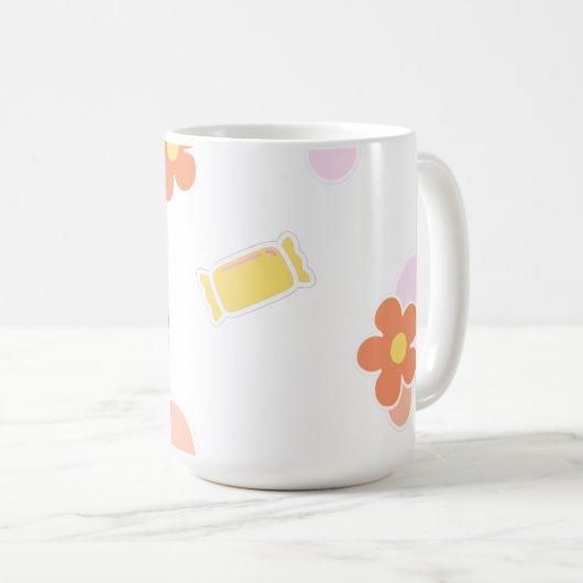 Mug sweets and flowers (Devant droit)