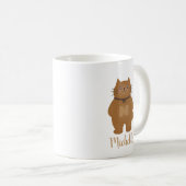 Mug Swete Cute Kitty Chat Lover Monogramme Ajouter Vot (Devant droit)