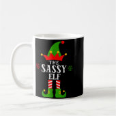 Mug Sy Elf Funny Matching Family Group Christmas Pajam (Gauche)