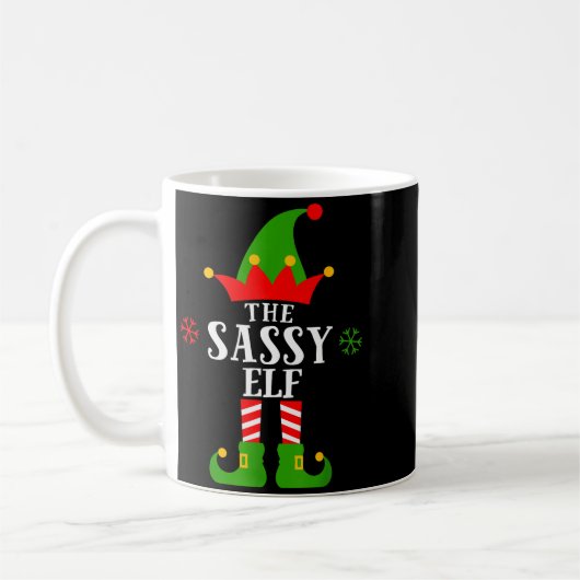 Mug Sy Elf Funny Matching Family Group Christmas Pajam (Gauche)