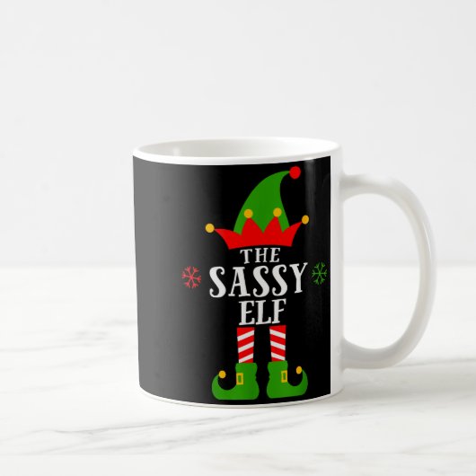 Mug Sy Elf Funny Matching Family Group Christmas Pajam (Droite)