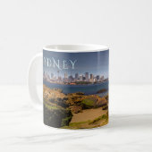 Mug Sydney Australia Skyline, de Bradleys Head (Devant gauche)