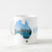 Mug Sydney Harbour Bridge & Opera House Skyline Custom (Devant gauche)