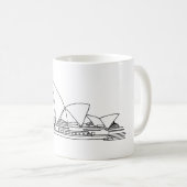 Mug Sydney Opera House Australie dessin (Devant droit)