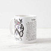 Mug Sykes, l'origine, la signification et la crête (Devant gauche)