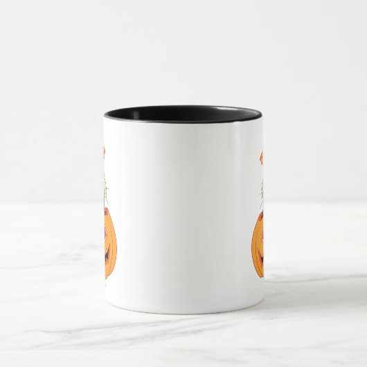 Mug SYLVESTER™ Caché dans un Jack-o-Lanterne (Centre)