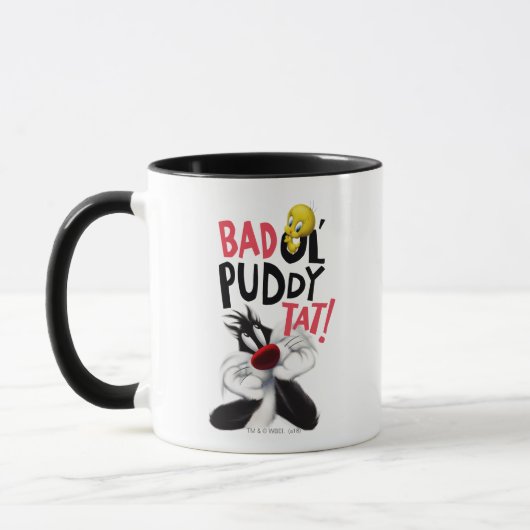 Mug SYLVESTER™ & TWEETY™ - Mauvais Tat Puddy Ol' (Gauche)