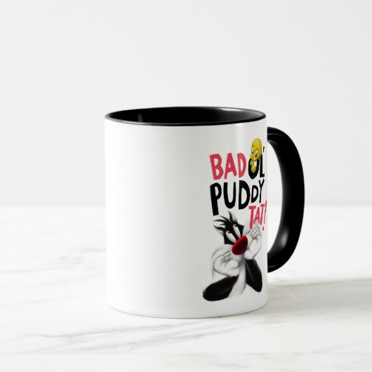 Mug SYLVESTER™ & TWEETY™ - Mauvais Tat Puddy Ol' (Devant droit)