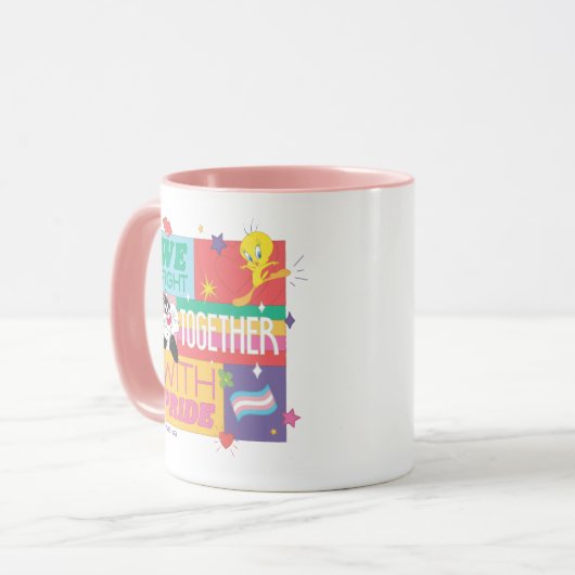 Mug SYLVESTER™ & TWEETY™| Nous combattons Avec Fierté (Devant gauche)