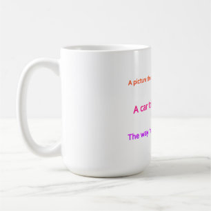 Mug Symbole amusant du circuit automobile