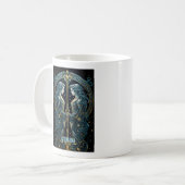 Mug Symbole astrologique de Gemini (Devant gauche)