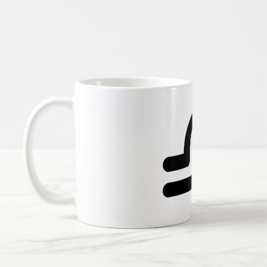 Mug Symbole astrologique de la Libra 5 (Gauche)