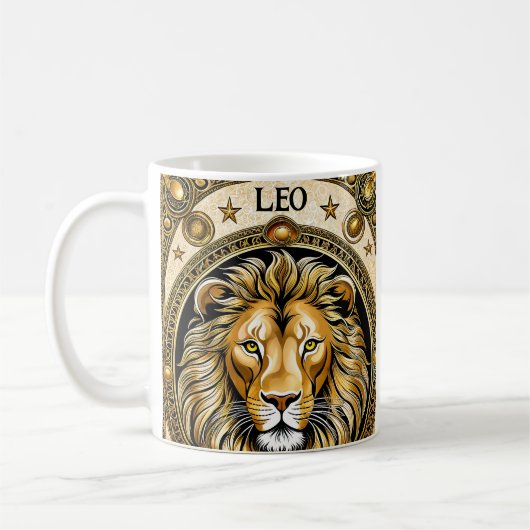 Mug Symbole astrologique Leo (Gauche)