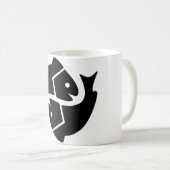 Mug Symbole astrologique Pisces Symbole 2 (Devant droit)