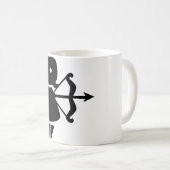 Mug Symbole astrologique Sagittarius (Devant droit)