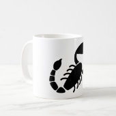 Mug Symbole astrologique Scorpio 4 (Devant gauche)