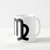Mug Symbole astrologique Virgo 3 (Devant droit)