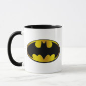 Mug Symbole Batman | Logo de dégradé ovale (Gauche)
