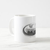Mug Symbole Batman | Logo de dessin insignia (Devant gauche)