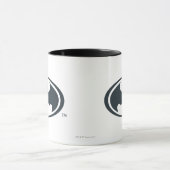 Mug Symbole Batman | Logo noir et blanc (Centre)
