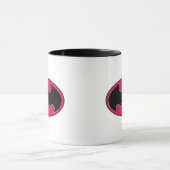 Mug Symbole Batman | Logo noir rouge (Centre)