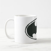 Mug Symbole Batman | Logo noir Spray (Gauche)