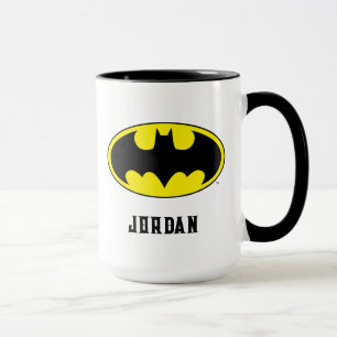 Mug Symbole Batman Logo Oval de chauve-souris Ajou