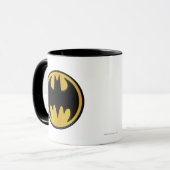 Mug Symbole Batman | Logo rond classique (Devant gauche)