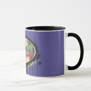 Mug Symbole Batman Logo rouge violet vert