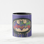 Mug Symbole Batman | Logo rouge violet vert (Centre)