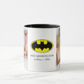 Mug Symbole Batman | Meilleure photo de grand-père (Centre)