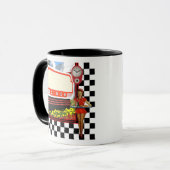 Mug Symbole blanc les années 50 Retro Diner (Devant gauche)