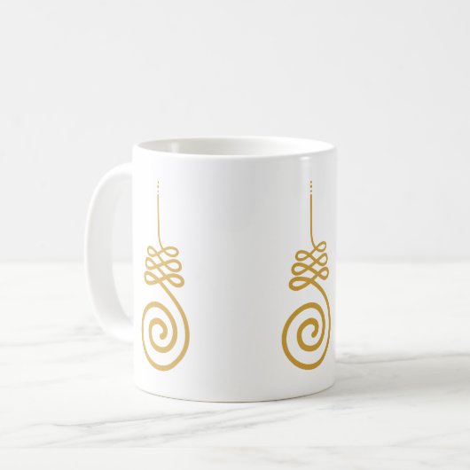 Mug Symbole bouddhiste unalome (Devant gauche)