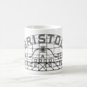 Mug SYMBOLE Bristol Slogan Bristol Virginia Tennessee (Centre)