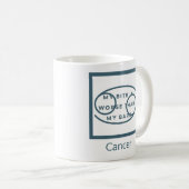 Mug Symbole cancéreux Zodiac Citation amusante Anniver (Devant droit)