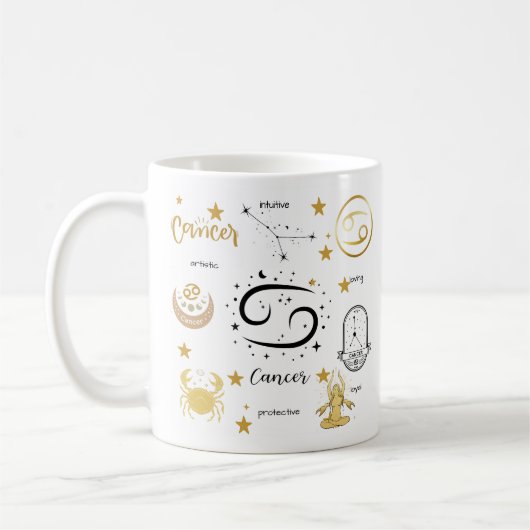 Mug Symbole cancéreux Zodiaque Musique (Gauche)
