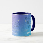 Mug Symbole Capricorne Zodiac Star Horoscope Constella (Devant droit)