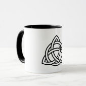 Mug Symbole Celtic Trinity Knot Triquetra Wicca (Devant gauche)
