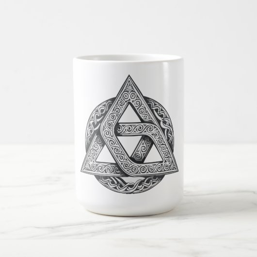 Mug symbole celtique, nœud de la trinité (Centre)